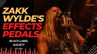 Zakk Wyldes Effects Pedals  Pedal Order Suggestions [upl. by Afas]