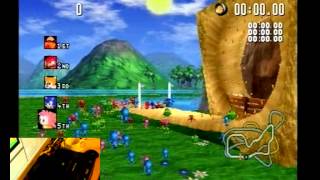 Lets Play Sonic R For The Sega Saturn  Classic Retro Game Room [upl. by Noletta473]