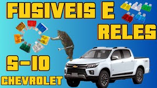 função dos fusiveis e reles da CHEVROLET S10 2012  2016 [upl. by Verda]