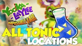 YookaLaylee And The Impossible Lair All 62 Tonic Locations [upl. by Berthoud609]