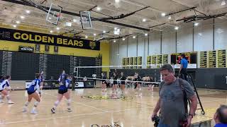 Hilliard Davidson highlights vs Upper Arlington volleyball [upl. by Einnaffit]