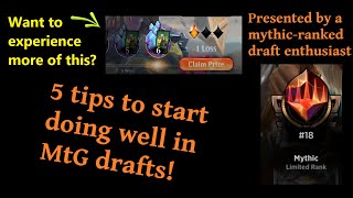 MtG Draft Guide  5 important tips from a mythicranked drafter [upl. by Delly]