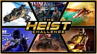 GTAV ONLINE THE HEIST CHALLENGE PS5 LIVE GAMEPLAY [upl. by Aramahs465]