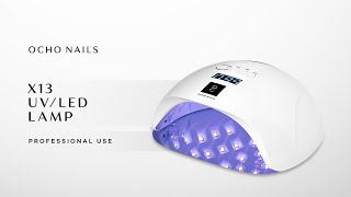 Led uv lamp UV LED OCHO NAILS X13 65W [upl. by Rolyt265]