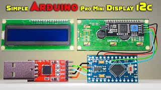 Arduino Pro Mini 16x2 I2C Display [upl. by Appilihp]