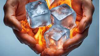 Creating ice that can burn your hand🧊🔥 [upl. by Harutak]