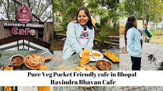 Everything under 100rs  Pure Veg Pocket Friendly cafe in Bhopal  Ravindra Bhavan Cafe [upl. by Bornie]