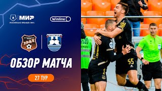 Highlights FC Ural vs Baltika  RPL 202324 [upl. by Nyltak]