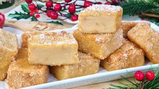 🎄✨¡Postre TOP Navideño LECHE FRITA DE TURRÓN [upl. by Ellehcil262]