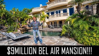 EPIC 9MILLION BEL AIR MANSION [upl. by Haidebej]