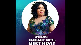 60TH BIRTHDAY CELEBRATION FOR Mary Osei Bonsu [upl. by Idalina]