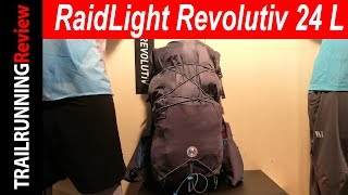 RaidLight Revolutiv 24 L Preview  Capacidad y ligereza [upl. by O'Connell]