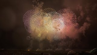 2022 長岡まつり 3日「安心と安全に満ちた未来のために」日本精機グループ Nagaoka fireworks [upl. by Veal]