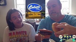 This CurderBurger from Culvers is huge [upl. by Brandea394]