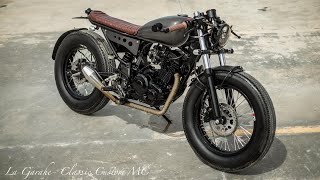 YAMAHA FZ16 150 “Brat Cafe” built by La Garahe  Classic Custom MC [upl. by Dorice]