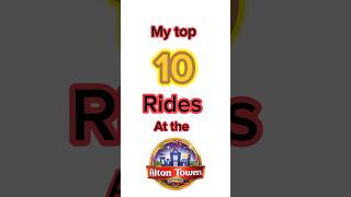 My top 10 rides at Alton Towers Resort altontowers top10 themepark rides [upl. by Rahr998]