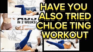 CHLOE TING WORK OUT  DAILY ROUTINE  ABS CHALLENGE [upl. by Sulrac]