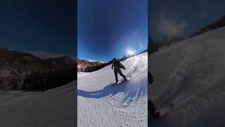 Shredding Down RiverRun Face snowboarding keystoneresort [upl. by Iredale]