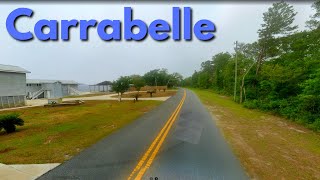 Carrabelle Beach Florida  Driving Through Carrabelle Florida 4k UHD [upl. by Cavil]