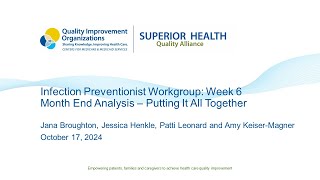 Infection Prevention Workgroup Fall 2024 Week 6 [upl. by Alyal]