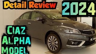 Ciaz Alpha 2024 ₹ 12 lakh 70 Thousand 🤩💢Most Affordable Sedan💯Interior amp Exterior Specification [upl. by Analeh646]