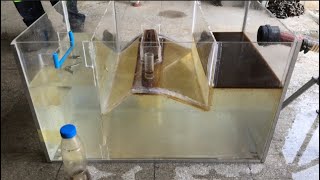 How to make accurate grease trapinterceptor with auto oil extractor  DIY grease trap project [upl. by Oberheim]