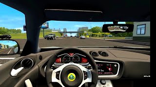 City Car Driving2011 Lotus Evora steering wheel driving [upl. by Adnilrev]