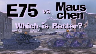 WOT Blitz Face Off  Mäuschen vs E 75 [upl. by Nagar]