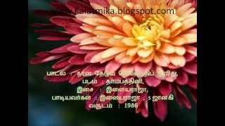 Naan Thedum Sevvanthi Poovithu Tamil Karaoke For Male Singers [upl. by Htiel]