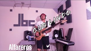 Alfareros  Que lindo  Merengue Bass Cover [upl. by Roux]