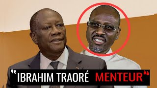 Guillaume Soro réagit aux accusations du Burkina Faso Ibrahim Traoré [upl. by Eimmit]