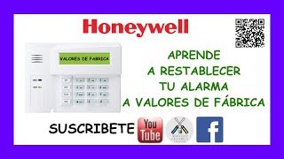 ✅ESTABLECER VALORES DE FABRICA ✅ FACIL y RÁPIDO HONEYWELL [upl. by Edlin]