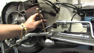 Rebuild a Vespa P125 Motor Part 1 Engine TearDown [upl. by Ahsirk]