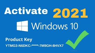 How activate Windows 10  Activating Windows 10 in 2021 [upl. by Etat]