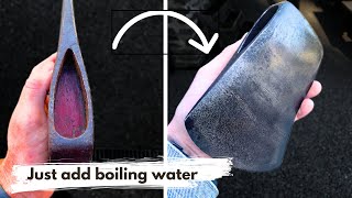 How to remove Plumb permabond  epoxied axe head  and save the handle [upl. by Recor]