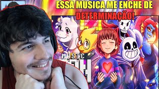 React Determinação  Undertale Pacifista Papyrus Da Batata  Shiny Reacts [upl. by Brandtr]