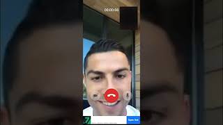 Fake Call Screen C Ronaldo Incoming call Fake Calling Sound [upl. by Erhard862]