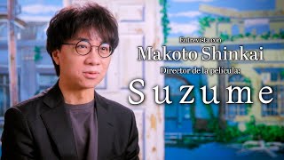 Makoto Shinkai habla sobre la dirección de Suzume  ENTREVISTA [upl. by Wakeen]