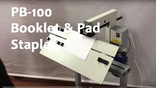 PB100 Booklet  Stapling Machine [upl. by Iek]