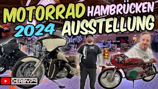 🏍️UNTERWEGS AUF DER MOTORRADAUSSTELLUNG HAMBRÜCKEN 2024🔥 [upl. by Raybin]