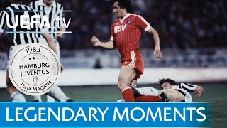 Magaths Hamburg wonder goal 1983 [upl. by Drofhsa]