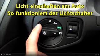 Autofahren lernen  Licht einschalten am Auto so gehts Autolicht schalten Abblendlicht [upl. by Castro931]