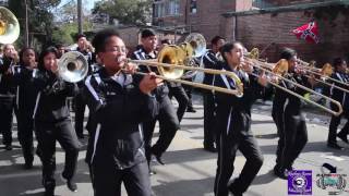 Cane Ridge Marching Band at Krewe of Thoth Parade Mardi Gras [upl. by Aicineohp]