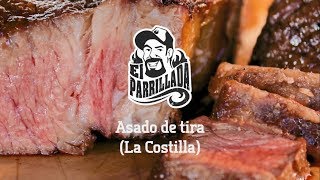 Asado de tira en El Parrillada [upl. by Lebasiairam865]