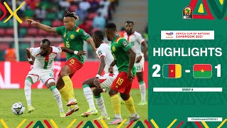 Cameroon 🆚 Burkina Faso Highlights  TotalEnergiesAFCON2021  Group A [upl. by Turtle130]