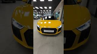 NewCar 2018  Audi R8 V10 Spyder yellow Interior amp Exterior [upl. by Nivaj]