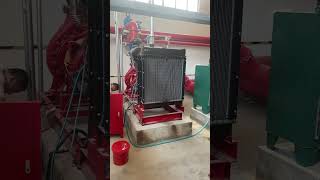 Diesel single stage fire pump working [upl. by Duane]