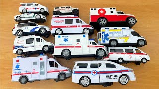 Various of Ambulance cars and fire engines run on slopes with sirens blaring [upl. by Evod]