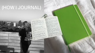 my daily journaling routine favorite prompts  tips to start journaling [upl. by Breech]