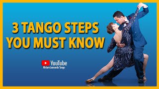 3 Argentine Tango steps you must know [upl. by Ramey]